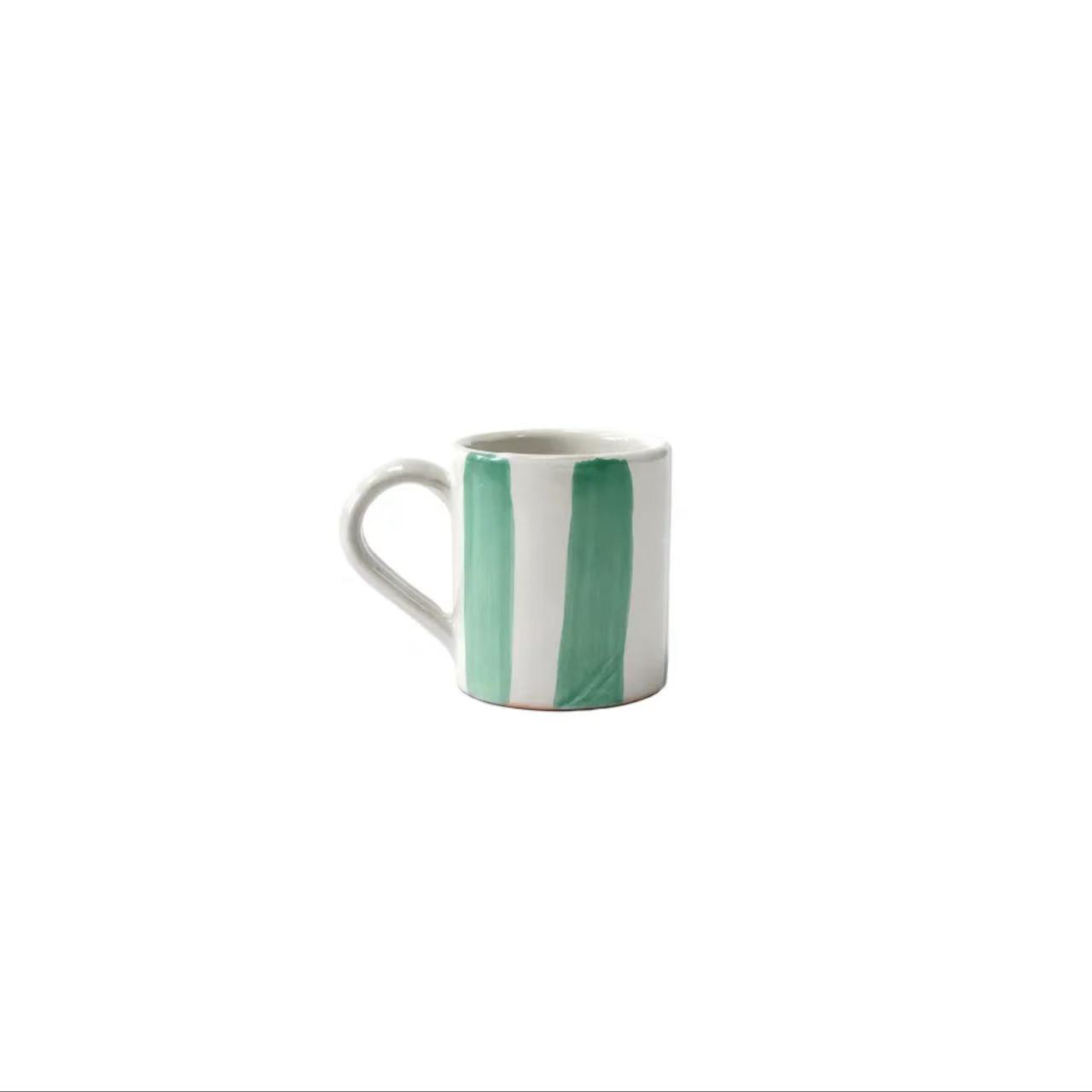 Tazza a Righe Verdi - Collezione Mediterraneo